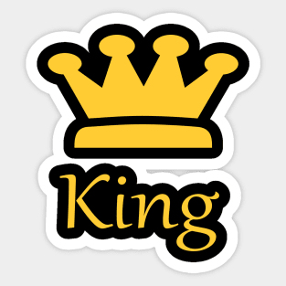 He is her King Sticker